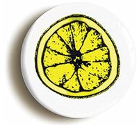 LEMON SLICE LOGO BUTTON BADGE (1inch / 25mm diameter)