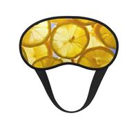 Lemon Slices Sleep Masks Silky Eye Cover Soft Satin Blindfold Elastic Strap Night Eye Shade for Women Men