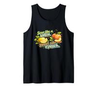 Lemon - Sour Like a Lemon, Sweet Peach Tank Top