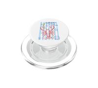 Lemon Squeeze And Lobster Please Coastal Summer Humor PopSockets PopGrip for MagSafe