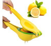 Lemon Squeezer, 2025 New Lemon Juicer, Lemon Squeezer, Robust Design, Juicer Hand, Non Slip and Dishwasher Safe, Faster, More Efficient Juicing (yellow)