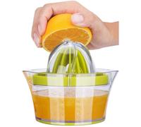 Lemon Squeezer 4 in 1 Orange Squeezer Citrus Juicer with Container 400 ml Manual Juicer Lime Press Fruit Press Juicer Lime Citrus Fruit Hand