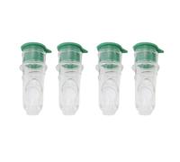 Lemon Squeezer, 4 pcs manual mini portable hand press. A seed - free kitchen tool for squeezing limes into cocktails and drinks. (Green)
