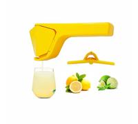 Lemon Squeezer, Fold-Flat Max Juice Extraction with Minimal Effort, Easy-to-Use, Lemon Juicer, Lime Squeezer, Citrus Squeezing, Lemons Juicer Squeezer to Squeeze Lemon, Lime, Citrus, Orange(Yellow)