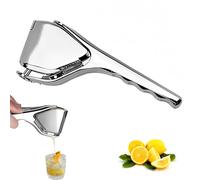 Lemon Squeezer - Heavy Duty Manual Citrus Juicer, Stainless Steel, Easy to Clean - for Lemon, Lime, Orange - Compact & Portable