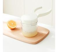 Lemon Squeezer, Manual Citrus Juicer With Ergonomic Handle, Handheld Fruit Press For Orange Lime Juice In Kitchen(White)