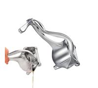 Lemon Squeezer Manual - Compact Aluminum Alloy - Fruit Press Manual for On The Go | For Grapefruit Guava Pomegranate Lime Orange Home Bar Travel Camping Picnic