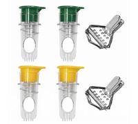 Lemon Squeezer, Manual Juicer, Citrus Juicer, Lime Squeezer - 6 Piece Set, Ideal for Lemon, Lime, Orange