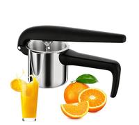 Lemon Squeezer - Stainless Steel Food-Safe Bar Tool for Kitchen and Citrus Juicer - Stainless Steel Juicer for Preparing Fruit Juice from Grapefruit Passion Fruit Fruit and Lime