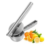 Lemon Squeezer Stainless Steel | Hand Press for Juices - Multifunctional Hand Press for Oranges Lemons Limes Pomegranates Juices Cocktails Drinks