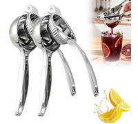 Lemon Squeezers, 2025 New Hand Press Lemon Juicer, Heavy Duty Manual Orange Juicer, Sturdy Metal Lime Squeezer, Durable Citrus Fruit Squeezer, Safe Quick & Effective Juicing Super Easy to Clean (2PCS)
