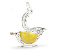 Lemon Squeezers, Acrylic Lemon Juicer, Boat-Shaped Manual Lemon Slice Squeezer, Portable Transparent Fruit Juicer, Small Tool for Kitchen and Bar Orange Lemon Lime Pomegranate Hand Juicer (1 Pack)