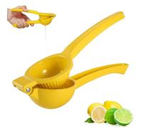 Lemon Squeezers, Kitchen Lemon Squeezer 2-In-1 Manual Juice Squeezer Compact and Portable for Kitchen, Bar, or Travel Use, for Lime, Lemon, Orange Ideal for Lemonade, Cocktails