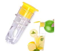 Lemon Squeezers, Lemon Juicer, Juicer Hand for Kitchen, Lemon Squeezer with Built-in Filter, BPA-Free Plastic Screw Top Lemon Squeezer, Portable Hand Juicer for Extracting Fresh Juice