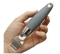 Lemon Stainless Steel Zester，Lemon Zester Peeler， Kitchen Peeler Tool for Cocktails Lime Oranges Kitchen Gadgets (Silver) (Grey)