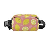 Lemon Summer Stylish Fanny Pack Waist Bag for Men Women Mini Chest Belt Bum Bag with Adjustable Strap for Travel Shopping Running, Lemon Summer, One Size