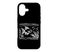 Lemon Tetra Line Art Aquarist Case for iPhone 17