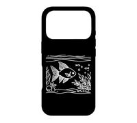Lemon Tetra Line Art Aquarist Case for iPhone 17 Pro