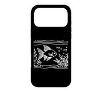 Lemon Tetra Line Art Aquarist Case for iPhone 17 Pro Max
