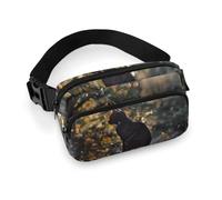 Lemon Tree And Cat Fanny Pack for Men Women, Durable Sling Chest Bag with Adjustable Strap & Large Pocket, Small Crossbody Bag for Running, Hiking, Cycling, Travel