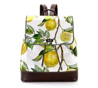 Lemon Tree Branch Elements Women Backpack, Small Travel Flap Rucksack Handbag Causal Daypack for Ladies Girls