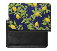 Lemon Tree Passport Holder Passport Cover Protector Essentials with Credit Card Slots for Women Men