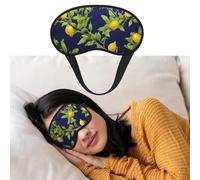 Lemon Tree Sleep Mask for Women Men Blackout Eye Masks for Sleeping Blindfold Sleep Mask Side Sleeper Eye Cover for Meditation Light Blocking Travel Essentials