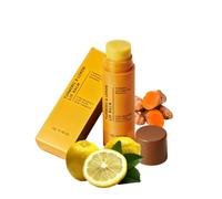 Lemon Turmeric Lip Balm for Dark Lips - Brightening Lip Lightener with Beeswax & Avocado Oil, Non-Sticky Hydrating Lip Care, Natural Makeup Base for Soft & Smooth Lips,Daily Lip Care