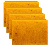 Lemon Turmeric Soap, 4PCS Natural Ingredients Lemon Kojic Soap, Gentle Face Body Skin Brightening Turmeric Bar for Dark Spots All Skin Types Cleaning.