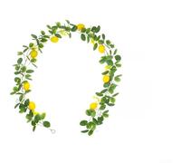 Lemon Vine Artificial Plant 200cm Long for Home Decoration For Wedding Setup Photo Shoot Backdrop Patio Shelf Mantel Display (078)