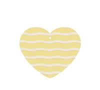Lemon Wave Print 4Pcs Lavender Scent Hanging Lightweight Car Scent for Car Bedroom Wardrobe Bathroom