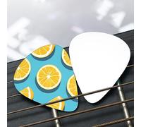 Lemon wedges Patterned guitar pick set - (thin/medium/thick), widely compatible with all kinds of stringed instruments,