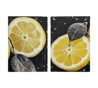 Lemon with on Black And White Passport Holder Travel Wallet Slim Minimalist Front Pocket Leather Credit Card Holder Passport Wallet Cover Case for Travel Must Haves Accessories