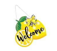 Lemon Woods Hangings Sign Festival Welcoming Wall and Door Summer Decors