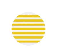 Lemon Yellow Stripes Pattern Printing 10 Pcs Car Air Fresheners Cards For Scented Hanging Sheets For Bathroom With Rope