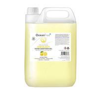 Lemon Zest Hand Sanitiser Gel - 5L Litre - 70% Alcohol - Made in the UK (Single)