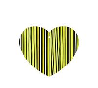 Lemon Zest Yellow Stripes Pattern Printing 10 Pcs Car Air Freshener Hanging Sheets Scented Hanging Sheets With Rope For Home