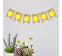 Lemonade Banner for Lemonade Stand Decorations, Lemon Sign Garland, Lemon Themed Bridal Shower Birthday Party Supplies Favor, Summer Party Decor