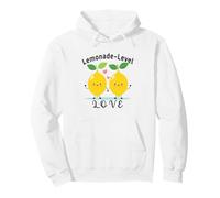 Lemonade-Level Love Cute Lemon Couple Funny Quote Pullover Hoodie