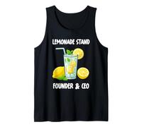 Lemonade Stand for Entrepreneur Kids Tank Top