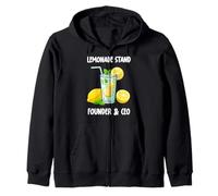 Lemonade Stand for Entrepreneur Kids Zip Hoodie