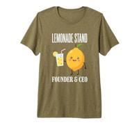 Lemonade Stand Founder and CEO Lemon Juice Lemonade Stand Premium T-Shirt