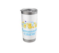 Lemonade Stand Shirt Crew and Boss Lemon Juice Summer Stainless Steel Insulated Tumbler