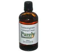 Lemongrass Essential Oil 100ml, Pure and Natural, Purely Essential