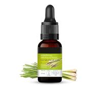 Lemongrass Essential Oil, 15ml | 100% Pure, Natural, Organic & Undiluted | For Hair Fall Control, Hair Shine, Moisturized Skin & Face Glow | Premium Therapeutic Grade