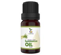 Lemongrass Oil 10ml - 100% Pure Natural Essential Oil, Vegan - Lemongrass Oil (Cymbopogon Citratus Leaf Oil) - Aroma Diffuser Oil