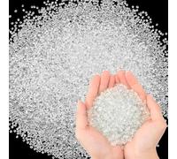 LemonRoad 15 Lbs Glass Beads Weighted Beads Glass Bead Filler Pellets for Stuffing Weighted Blankets Reborn Dolls Crafts Pillows Vests Stuffed Animals Anxiety Lap Pads