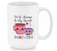 LemonRoad 15 oz Gothic Cat Mug Ceramic Aunt-tea Moon Rose Gift Women