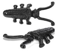 LemonRoad 2 Pcs Boot Jack Cast Iron Beetle Boot Remover Puller Cricket Shoe Remover Helper for Cowboy Work Outdoor Footwear