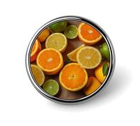 Lemons And Oranges Badge Holder Personalized Metal Button Pin Fashion Round Badge with Pattern Pin DIY Button Badges Exquisite Brooch Crafts Gift Clothes Decorative Pins